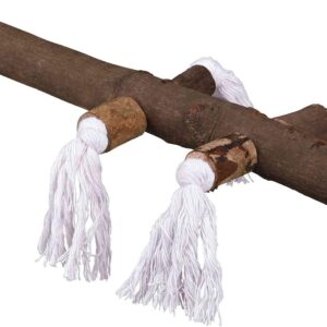 Trixie Natural Living Perch with Rope, Brown, 25 x 25 mm Diameter