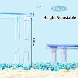 3PCS Hamster Platform,Plastic Small Animal Stand Playground with Legs,Height Adjustable Hamster Cage Toys Accessories for Guinea Pig,Gerbil,Chinchilla Rat Mouse