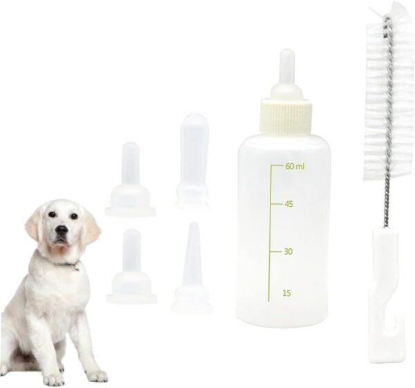 Yardwe 6 Sets Nurser Bottle for Dog Kitten Milk Kitten Nursing Bottle Kitten Bottles for Puppies Supplies Puppy Supplies Milk Bottle for Pet Small Animals Nursing Bottle - Image 9