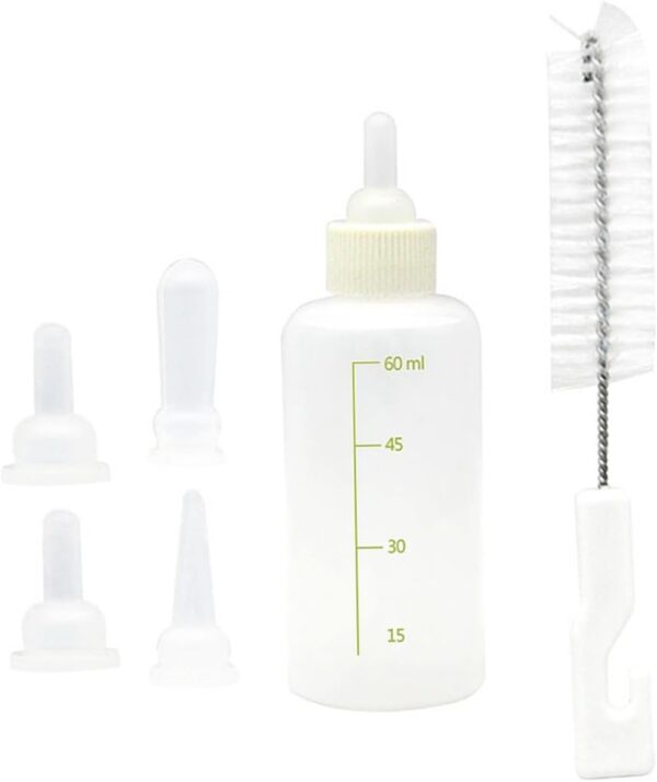 Yardwe 6 Sets Nurser Bottle for Dog Kitten Milk Kitten Nursing Bottle Kitten Bottles for Puppies Supplies Puppy Supplies Milk Bottle for Pet Small Animals Nursing Bottle - Image 5