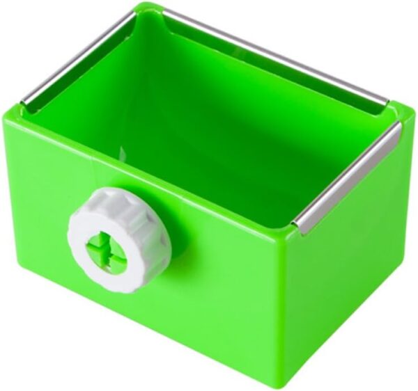 ZOOPOLR Cage Feeder Food & Water Hay Bowl Dish Bin Feeder, Small Animal Supplies for Rabbit Guinea Pig Chinchilla Hamster Ferret (Pink) - Image 5