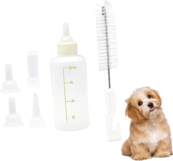 Yardwe 6 Sets Nurser Bottle for Dog Kitten Milk Kitten Nursing Bottle Kitten Bottles for Puppies Supplies Puppy Supplies Milk Bottle for Pet Small Animals Nursing Bottle - Image 6