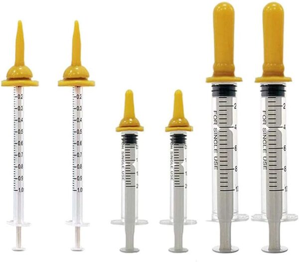 21Pack Newborn Animal Feeder, Puppy, Cat, Kitten,Wildlife Pet Syringe Feeding Kit, Original Nipple with Syringe-s, Feeding Nursing Bottle, Best Suited for Small Mammals Neonates Week Old - Image 7