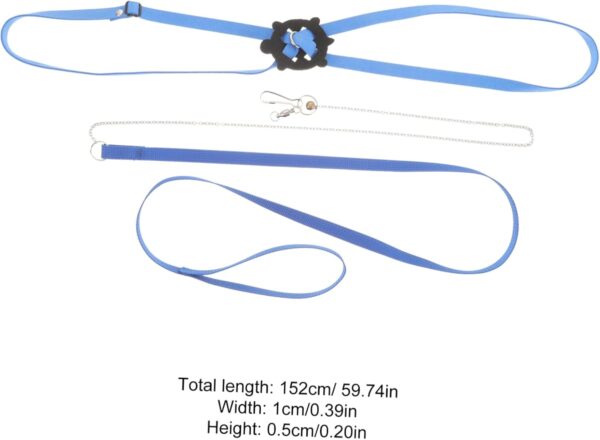 Yardwe Turtle Leash Slip Leads for Dogs Bearded Dragon Small Animal Leash Baby Items Dealspet Supplies Reptilians Ferret Harness and Leash Tortoise Rope Reptiles Walking Turtle Rope Glass - Image 7