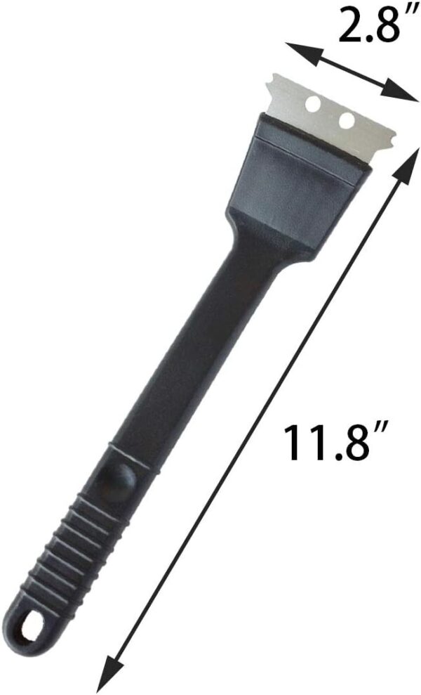 Stainless Steel Bird Droppings Cleaning Brush with Scraper Birdcage Accessory Parrot Pet Cage - Image 2