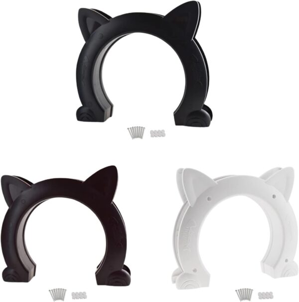 Shape Dog Cat Kitten Door Security Hole Door Animal Small Pet Cat Dog Gate Door Pet Supplies - Image 7