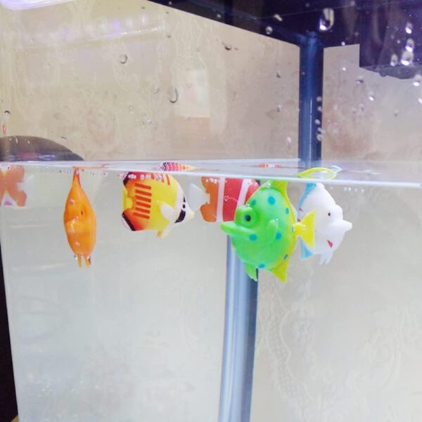Colourful Assorted Artificial Plastic EPRHY Bubble Lamp Aquarium Tropical Fish/Jellyfish & Seahorse 8 Pack - Image 2