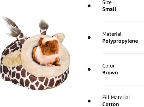 LEFTSTARER Guinea Pig Bed Toy Cage House Accessories Nest Hedgehog Hamster Supplies Sugar Glider Ferret Rat Bed Toy Small pet Animals（1-S） - Image 8