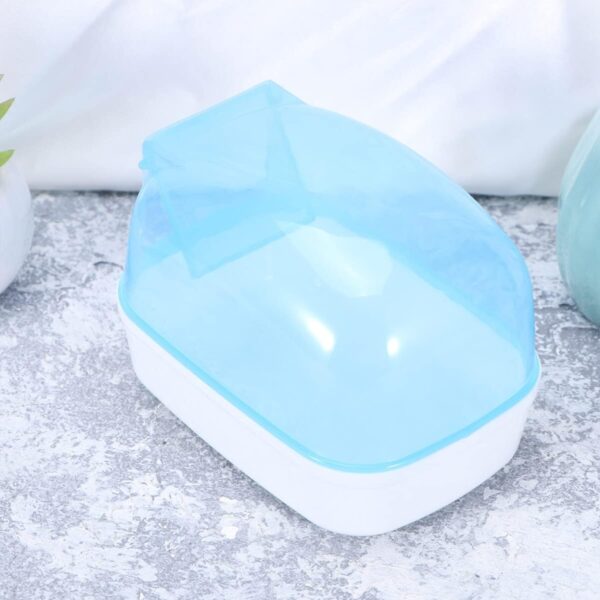 UKCOCO Bath Basin for Small Animals Hamster Bath Hamster Dust Bath Chinchilla Sand Bath Dust Bath Basin for Hamster Small Animal Bathtub Fully Transparent Hamster Supplies - Image 8