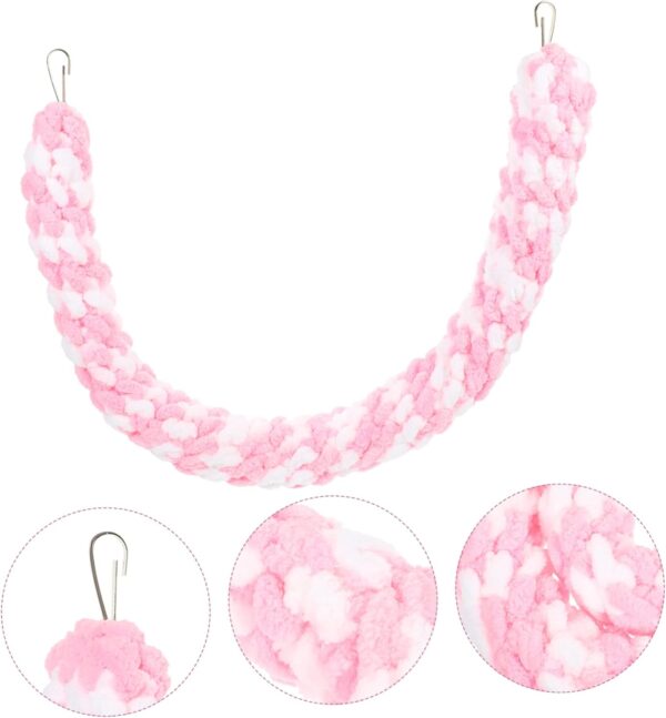 BESPORTBLE Sugar Glider Climbing Rope Swing Budgie Playground Small Rabbit Toys Parrot Chew Toys Ferret Accessories Ladder Bridge Animal Toys Climbing Guinea Toy Pig Supplies Bite Cotton Rope - Image 8