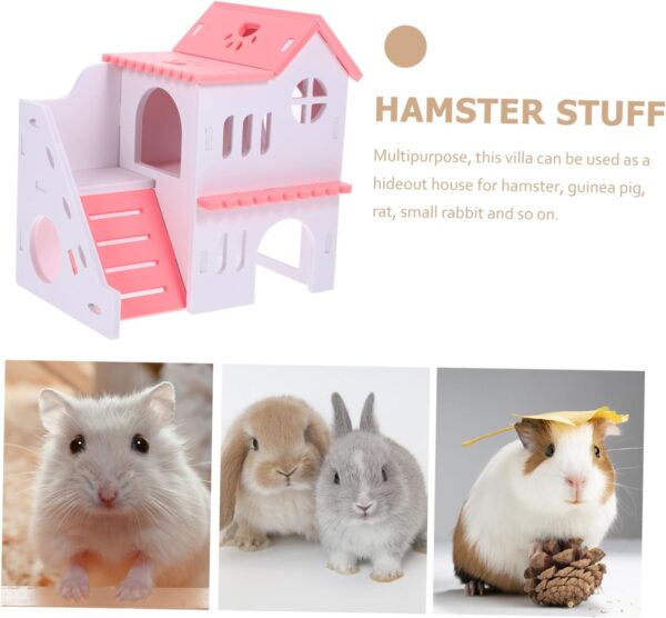 Yardwe Hamster House Small Animal Hideout Hamster Hut Home Rat Hideout Decorative Rat Hideout Rat Supplies Cage Hamster Hideout Mini Rat Cage Hideout Hamster Cage Hamster Playground - Image 9