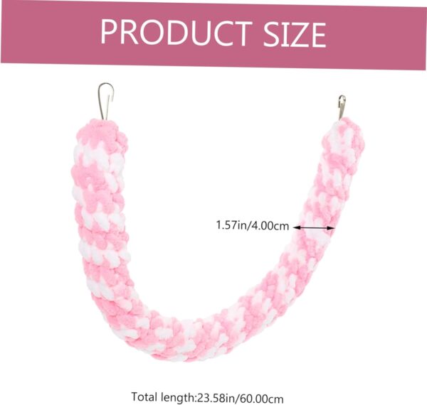BESPORTBLE Sugar Glider Climbing Rope Swing Budgie Playground Small Rabbit Toys Parrot Chew Toys Ferret Accessories Ladder Bridge Animal Toys Climbing Guinea Toy Pig Supplies Bite Cotton Rope - Image 5