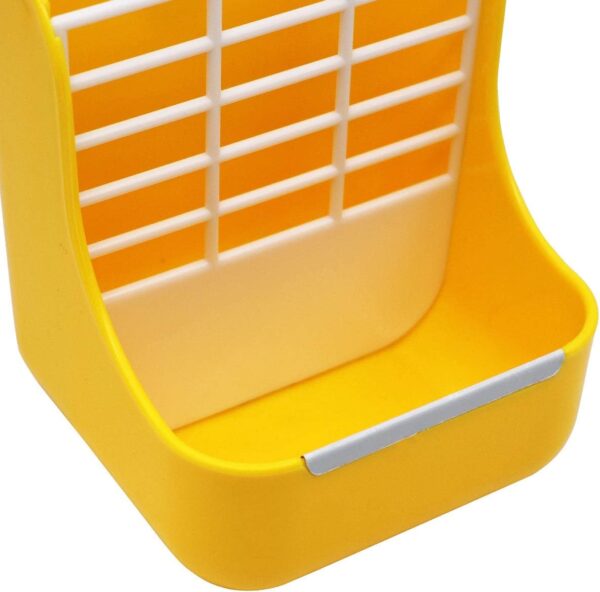 Rabbit Feeders and Waterers 180ml Bunny Water Bottles Dispenser for Small Animal Supplies Guinea Pig Hamsters (Yellow) - Image 2