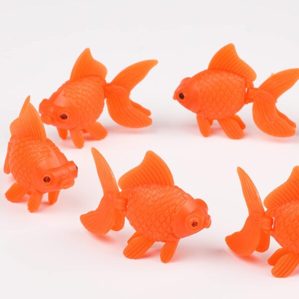 Lezevn 10Pcs Artificial Aquarium Fishes Artificial Floating Fishes Fake Fish Plastic Fish Artificial Moving Fish Ornament Decor Tank Terrarium Decoration for Aquarium Fish Tank - Image 3