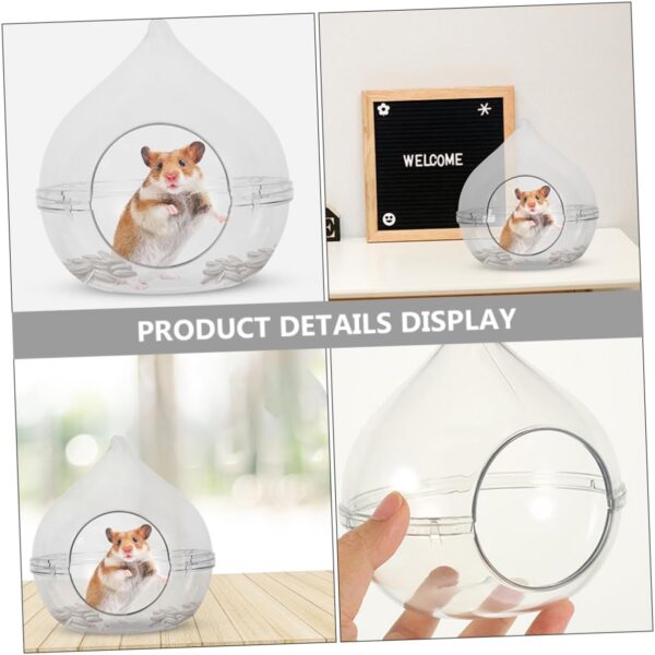 Happyyami trash can small bathtub gerbil bath sand hamster sand Hamster Supplies gerbil guinea pig sand basin sand basin Small animals hamster gerbil sand bath tub suite small pet - Image 7