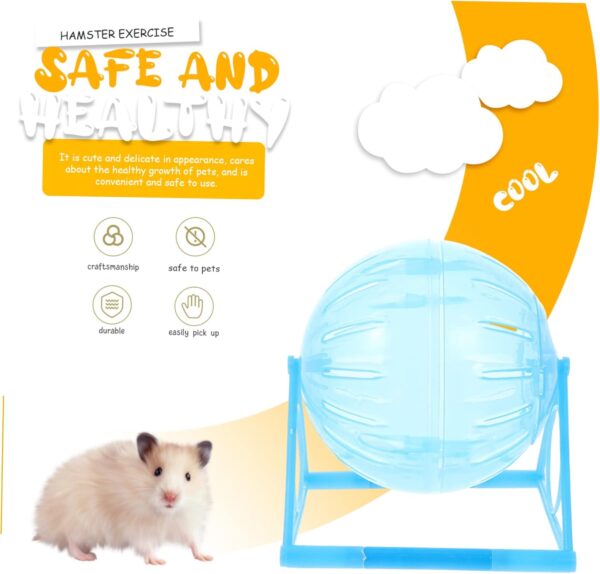 COSMEVIVI Hamster Toy Running Ball Small Animals Exerciser Pet Detachable Toys Hamster Exercise Balls Hamster Exercising Wheel Hamster Exercising Balls Workout Balls Small Pet Supplies - Image 3