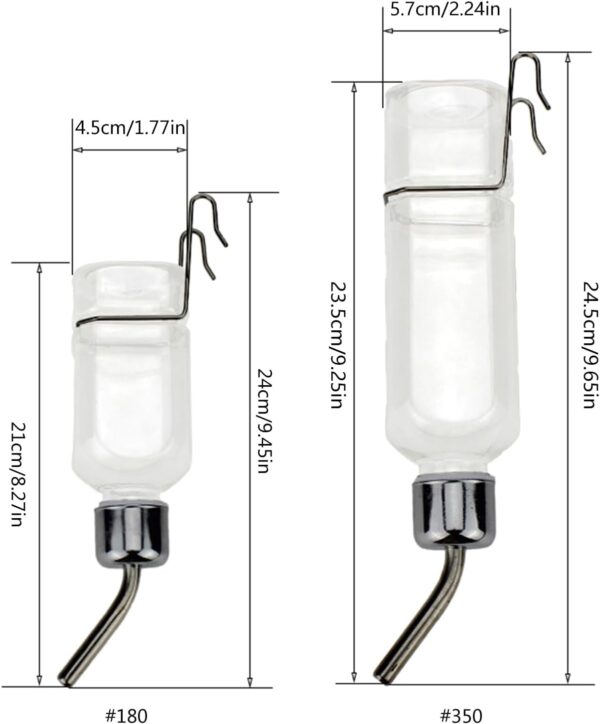 Cage Hanging Water Dispenser For Chinchillas Automatic Small Animal Water NonMess Pet Watering Supply - Image 7