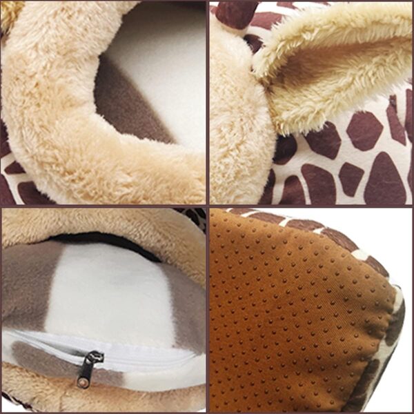LEFTSTARER Guinea Pig Bed Toy Cage House Accessories Nest Hedgehog Hamster Supplies Sugar Glider Ferret Rat Bed Toy Small pet Animals（1-S） - Image 4