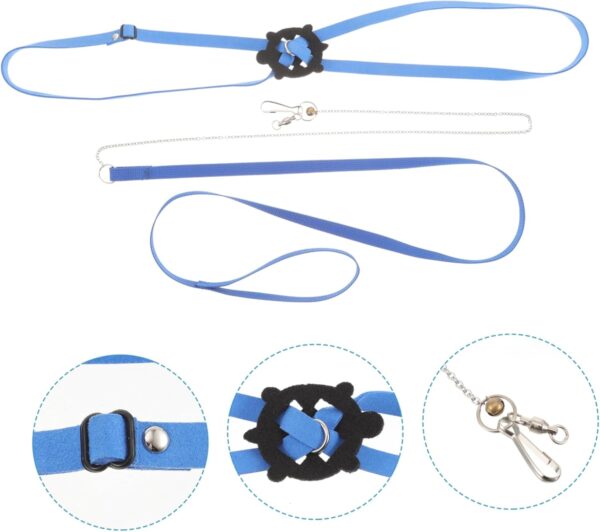 Yardwe Turtle Leash Slip Leads for Dogs Bearded Dragon Small Animal Leash Baby Items Dealspet Supplies Reptilians Ferret Harness and Leash Tortoise Rope Reptiles Walking Turtle Rope Glass - Image 6