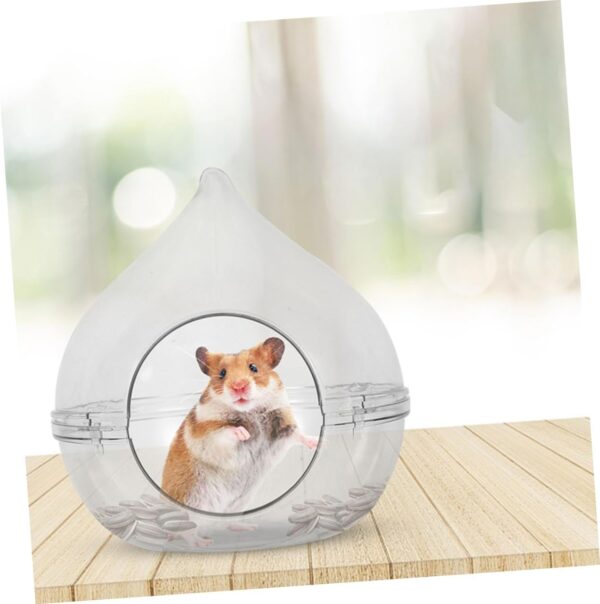 Happyyami trash can small bathtub gerbil bath sand hamster sand Hamster Supplies gerbil guinea pig sand basin sand basin Small animals hamster gerbil sand bath tub suite small pet - Image 4