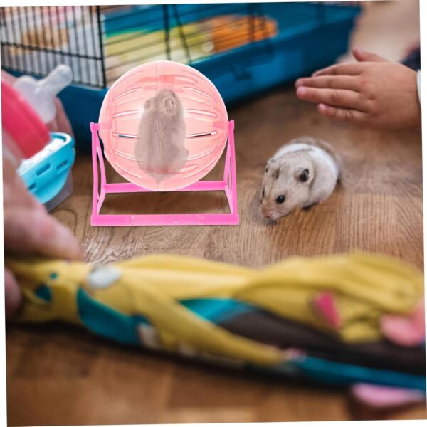 Yardwe Hamster Toy Running Ball Workout Balls Running Wheels Small Animals Exerciser Small Pet Running Balls Small Pet Supplies Hamster Exercising Wheel Hamster Sports Balls Hamster Toys - Image 6