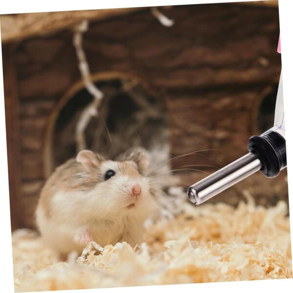 COSMEVIVI 4pcs Hamster Drinking Fountain Small Pet Supplies Small Water Bottle Pet Cage Feeder Hamster Supplies Pet Water Feeder Hanging Water Dispenser Guinea Pig Water Bottle - Image 5