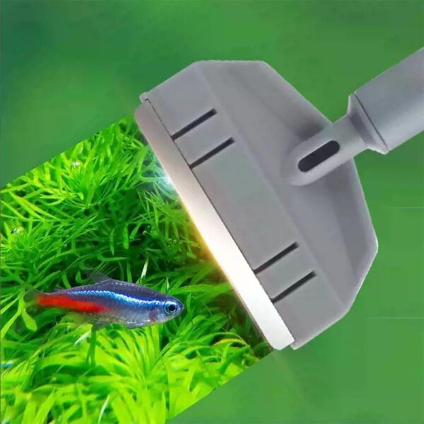3 in 1 Fish Tank Cleaner, Aquarium Glass Cleaner Fish Tank Glass Cleaner, Fish Tank Aquarium Cleaning Kit Triangle Sponge Brush, Gravel Rake, Right Angle Brush Aquarium Clean Set for Fish Tank - Image 3
