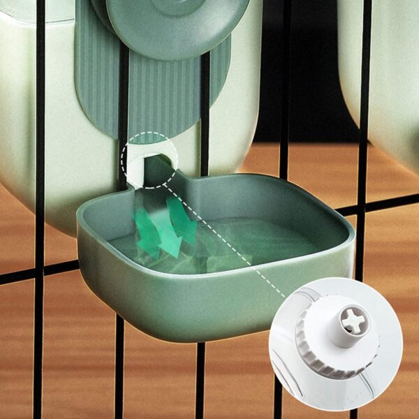 XEYYHAS Hanging Large Capacity Hanging Food Feeding Bowl Less Wasted Hanging Rabbit Food Feeder Small Animal Feeding Supplies Rabbit Food Feeders For Cages - Image 7