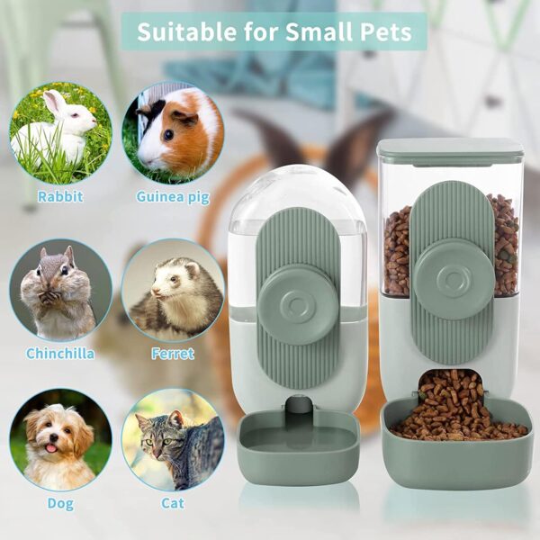 XEYYHAS Hanging Large Capacity Hanging Food Feeding Bowl Less Wasted Hanging Rabbit Food Feeder Small Animal Feeding Supplies Rabbit Food Feeders For Cages - Image 8
