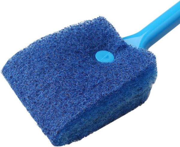 kuou Aquarium Fish Tank Cleaning Sponge Brush, Reusable Fish Tank Cleaner Algae Clean Brush Double Face Sponge for Glass Tank - Image 4