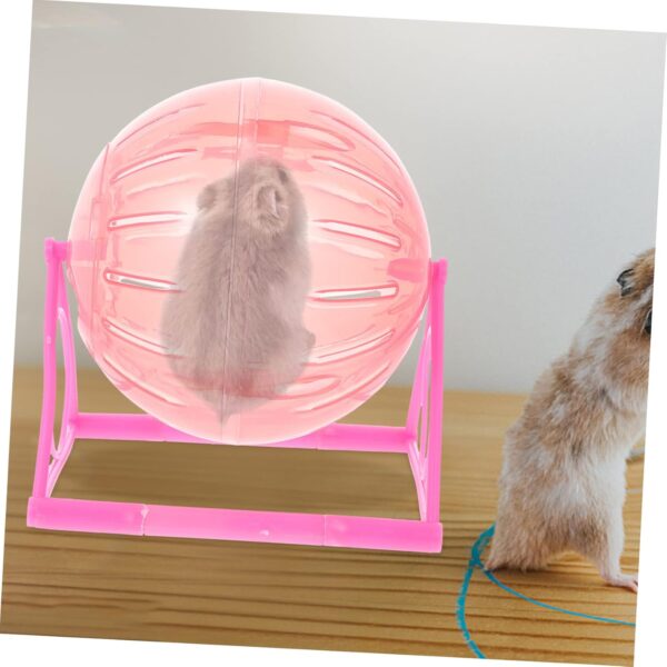 Yardwe Hamster Toy Running Ball Workout Balls Running Wheels Small Animals Exerciser Small Pet Running Balls Small Pet Supplies Hamster Exercising Wheel Hamster Sports Balls Hamster Toys - Image 3
