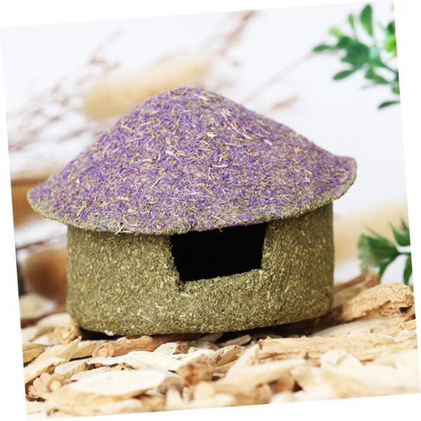 Yardwe 1 Set Edible Shelter Sleeping House Hedgehog Hideout Chinchilla House Hideout for Small Animal Pet Supplies Hamster Hides Rat Supplies Hamster Hide House Hedgehog Supplies - Image 8