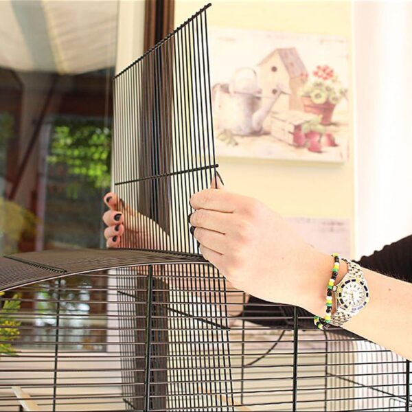 Ferplast Ferplast Bird Cage Canaries Cage CANTO Exotic Bird Cage, Reproduction Breeding Cage with Partition and Accessories, 71 x 38 xh 60.5 cm. - Image 4