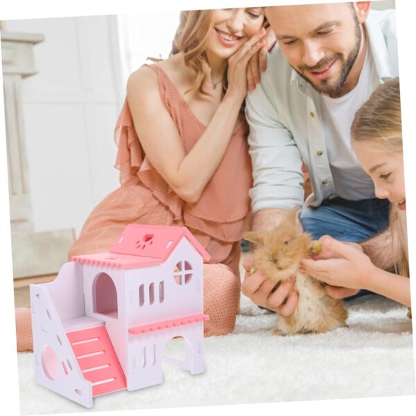 Yardwe Hamster House Small Animal Hideout Hamster Hut Home Rat Hideout Decorative Rat Hideout Rat Supplies Cage Hamster Hideout Mini Rat Cage Hideout Hamster Cage Hamster Playground - Image 7
