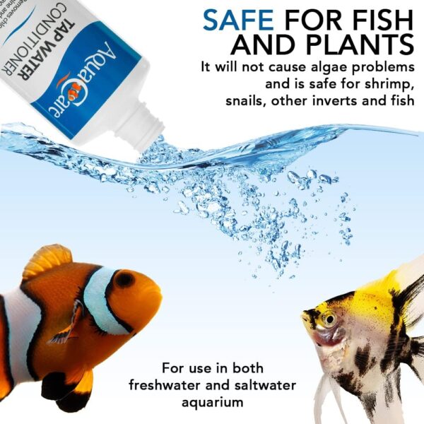 AquaCare Tap Water Conditioner For Freshwater Aquariums (240 ml) Keep Your Fish Safe By Quickly Removing Harmful Toxins Before Adding Water To Your Fish Tank - Image 5