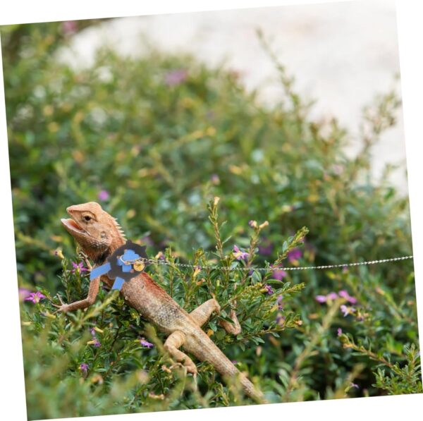 Yardwe Turtle Leash Slip Leads for Dogs Bearded Dragon Small Animal Leash Baby Items Dealspet Supplies Reptilians Ferret Harness and Leash Tortoise Rope Reptiles Walking Turtle Rope Glass - Image 4