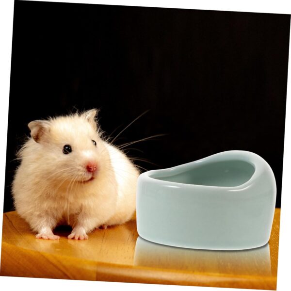 Ipetboom 3pcs Hamster -tilt Bowl Hamster Water Dispenser Hedgehog Hamster Water Dish Hamster Anti- Tilt Small Rodents Supplies Small Animal Hamster Food Water Bowl Reptile Ceramics Food Box - Image 7