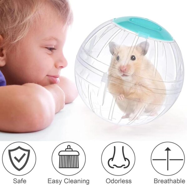 EULAPGOE 2Pcs Transparent Hamster Balls, Animal Running Ball, Small Hamster Exercise Balls, Jogging Balls For Dwarf Hamster - Image 7