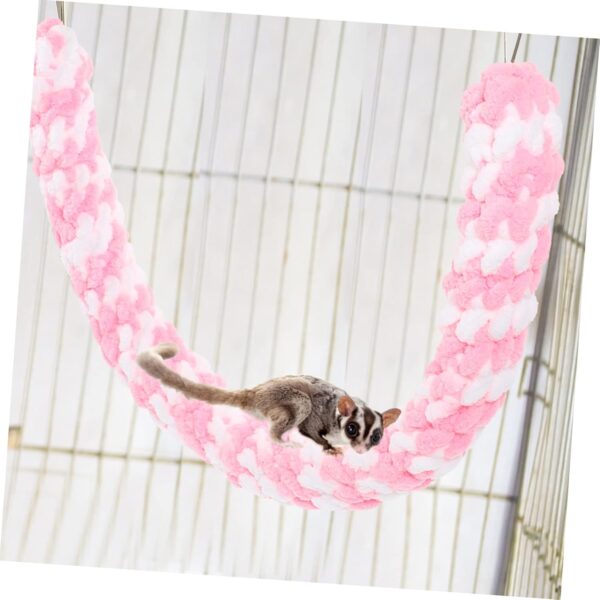 BESPORTBLE Sugar Glider Climbing Rope Swing Budgie Playground Small Rabbit Toys Parrot Chew Toys Ferret Accessories Ladder Bridge Animal Toys Climbing Guinea Toy Pig Supplies Bite Cotton Rope - Image 3