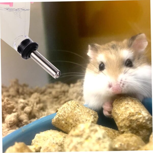 COSMEVIVI 4pcs Hamster Drinking Fountain Small Pet Supplies Small Water Bottle Pet Cage Feeder Hamster Supplies Pet Water Feeder Hanging Water Dispenser Guinea Pig Water Bottle - Image 2