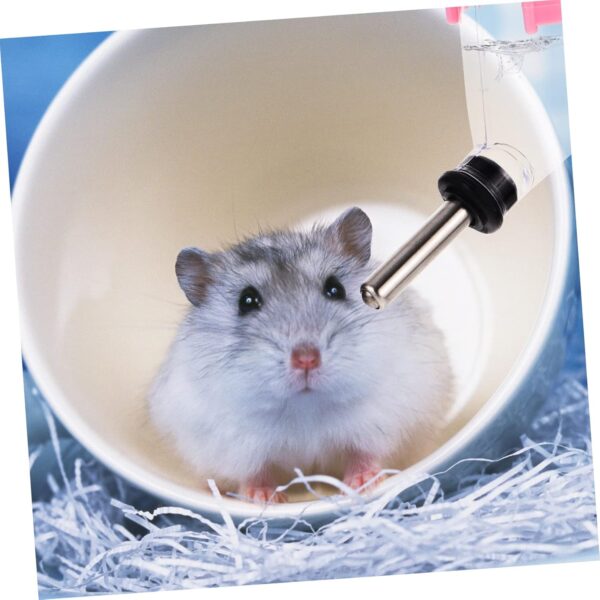 COSMEVIVI 4pcs Hamster Drinking Fountain Small Pet Supplies Small Water Bottle Pet Cage Feeder Hamster Supplies Pet Water Feeder Hanging Water Dispenser Guinea Pig Water Bottle - Image 4