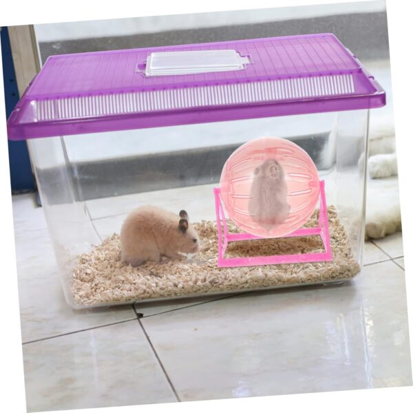 Yardwe Hamster Toy Running Ball Workout Balls Running Wheels Small Animals Exerciser Small Pet Running Balls Small Pet Supplies Hamster Exercising Wheel Hamster Sports Balls Hamster Toys - Image 9
