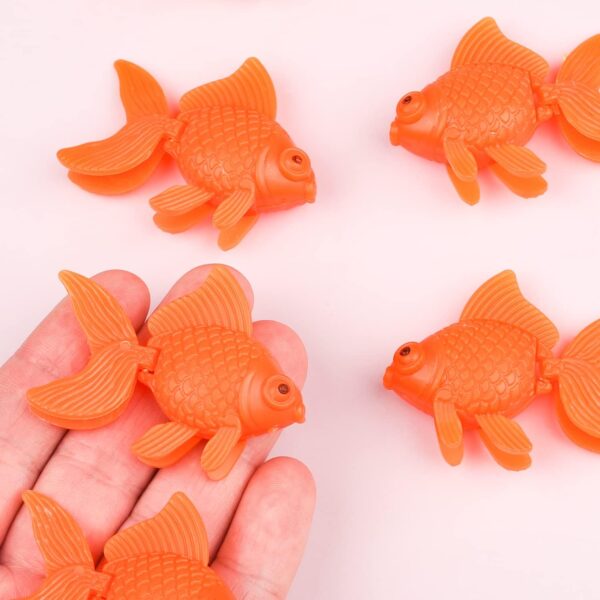 Lezevn 10Pcs Artificial Aquarium Fishes Artificial Floating Fishes Fake Fish Plastic Fish Artificial Moving Fish Ornament Decor Tank Terrarium Decoration for Aquarium Fish Tank - Image 4