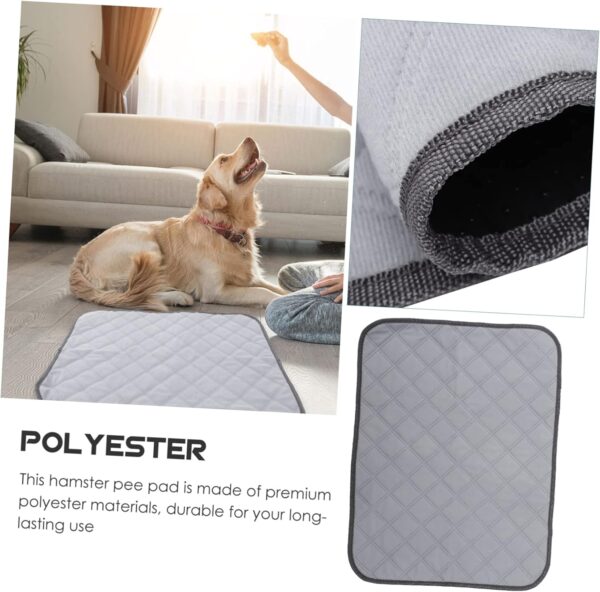 COSMEVIVI Dog Urine Pad Washable Hamster Pee Pads Cage Liners for Small Animals Pet Cage Supplies Hamster Bedding Small Dog Pee Pads Bedding for Guinea Pigs Hamster Training Pads Rat Bedding - Image 2