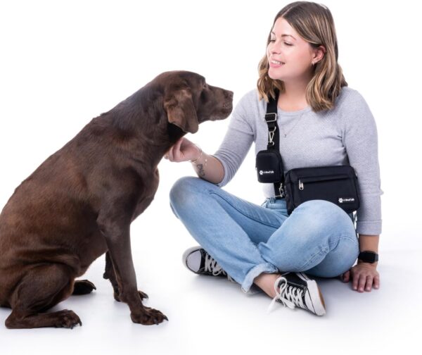 A WOOF LIFE Dog Handbag - Ultimate Dog Walking Bag. Ideal for Dog Walking Accessories, Includes Treat Pouch! Dog Lovers Gifts for Women. - Image 7