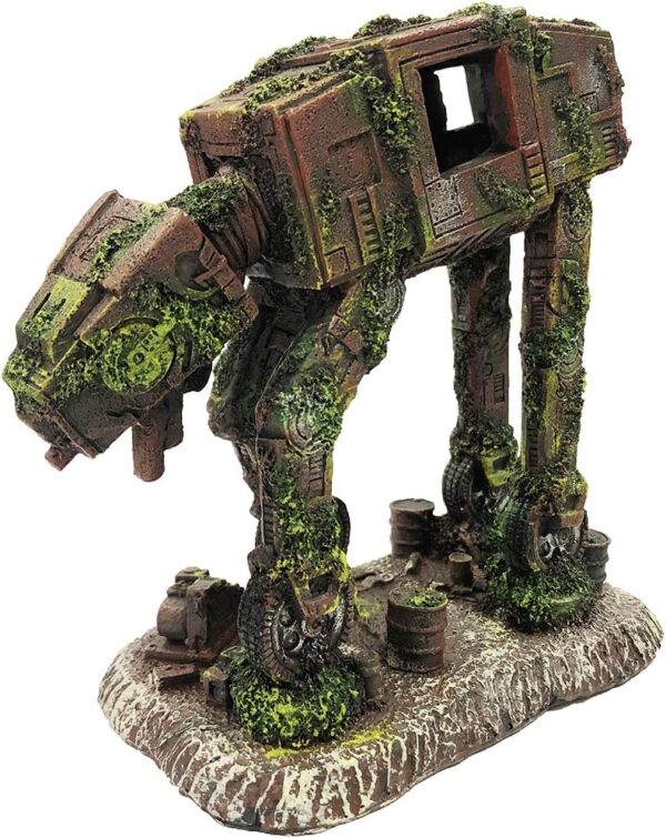 SLOCME Aquarium At-At Imperial Walker All Terrain Armored Transport Decorations - Fish Tank Resin Robot Betta Fish Hide Cave Ornament - Image 6