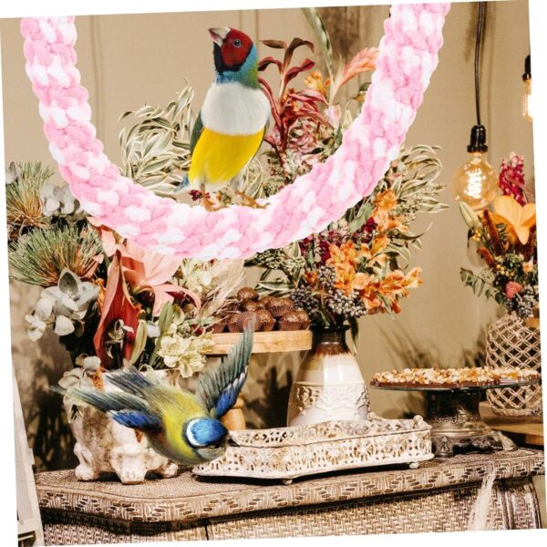 BESPORTBLE Sugar Glider Climbing Rope Swing Budgie Playground Small Rabbit Toys Parrot Chew Toys Ferret Accessories Ladder Bridge Animal Toys Climbing Guinea Toy Pig Supplies Bite Cotton Rope - Image 7
