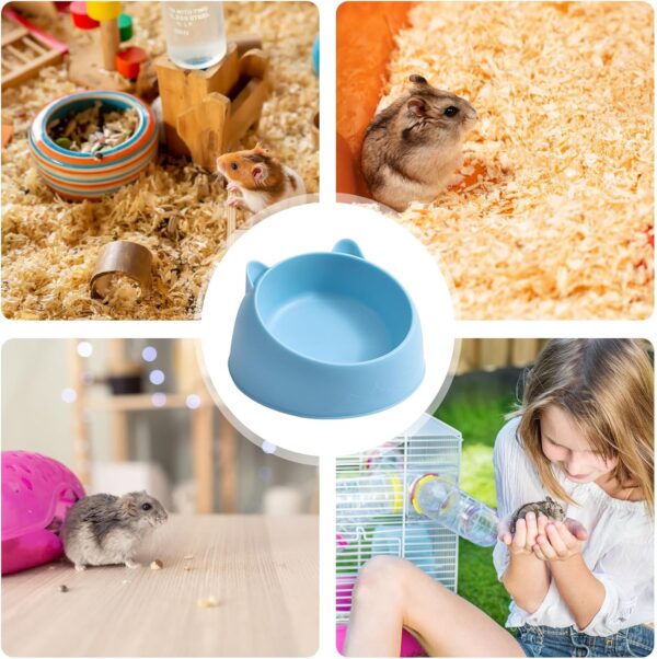 SHERPR Hamster Bowl,Pet Hamster Bowl - Small Animal Supplies, Prevent Tipping, Food and Water Dish for Small Animals Hamster Guinea - Image 4