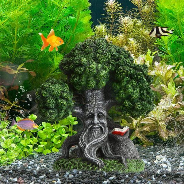 Uotyle Aquarium Ornament Large Tree Man Decoration For Fish Tank Non-Toxic Aquarium Cave Accessories for Fish Hide and Play - Image 4