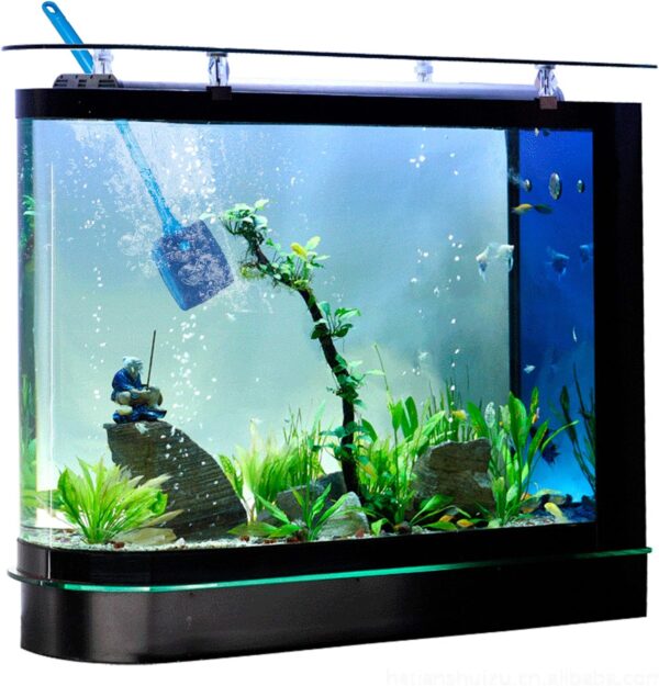 4 Pcs Double Sided Aquarium Fish Tank Sponge Cleaning Brush, Long Handle Fish Tank Algae Cleaner Aquarium Algae Scraper for Glass Aquariums (6 PCS) - Image 7